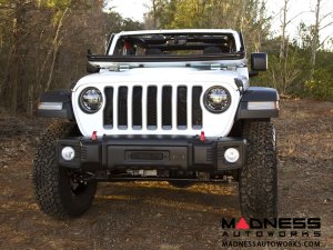 Jeep Gladiator JT Spartacus Front Bumper - Satin & Stamped Steel